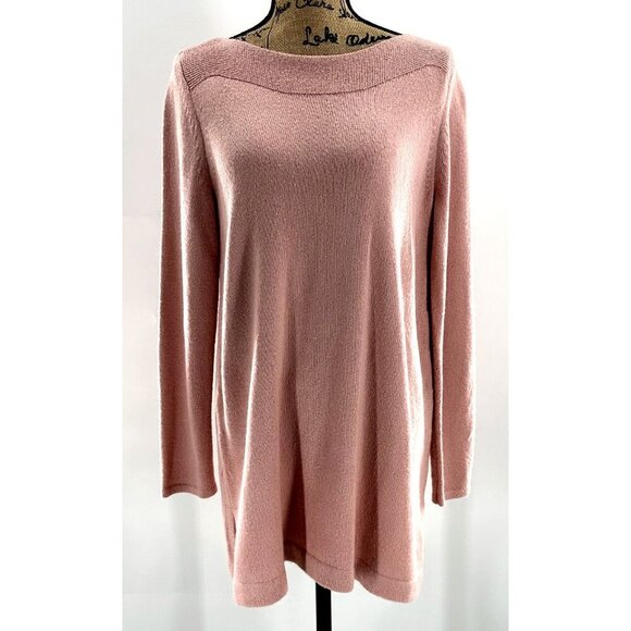 J. Jill Sweater Top Women M Orange‎ Cotton Blend Lightweight Knit Casual Tunic - Picture 1 of 9